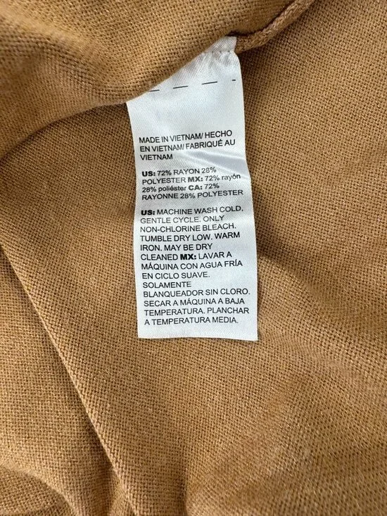 Chico's Women's Asymmetrical Block Sweater Size 2 Flowy - Picture 5 of 6